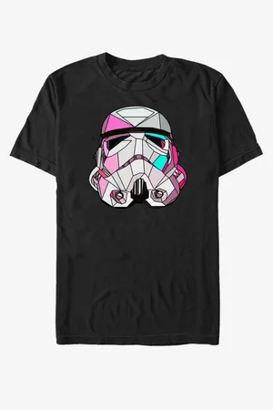 ZOOT FAN. Černé unisex tričko Star Wars Stained Trooper
