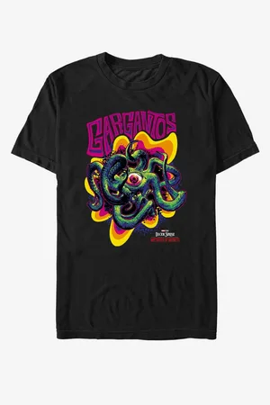 ZOOT FAN. Černé unisex tričko Marvel Colorful Gargantos