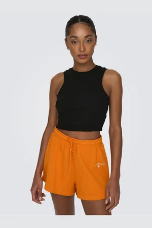 ONLY Černé dámské crop top tílko Vilma
