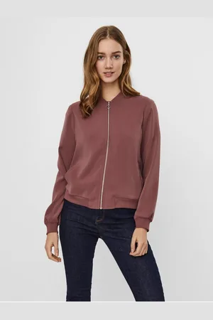 VERO MODA Vínový dámský bomber Coco