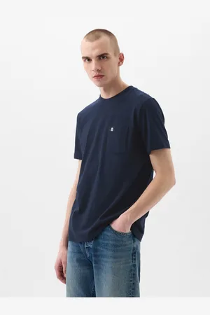GAP Tmavě modré pánské tričko s kapsičkou