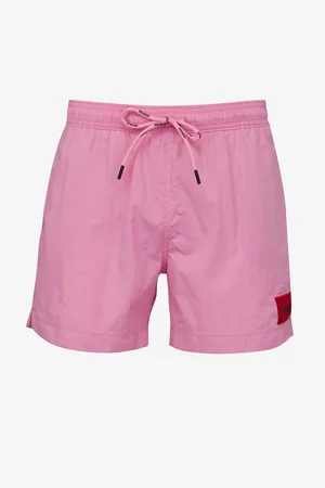 HUGO BOSS Růžové pánské plavky Dominica