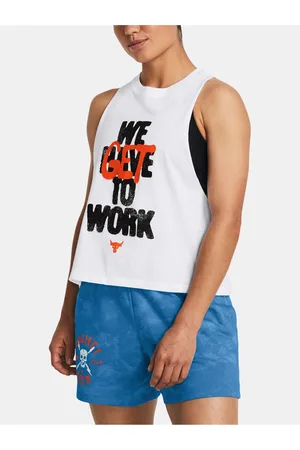 Under Armour Bílé dámské tílko Projectt Rock W Underground