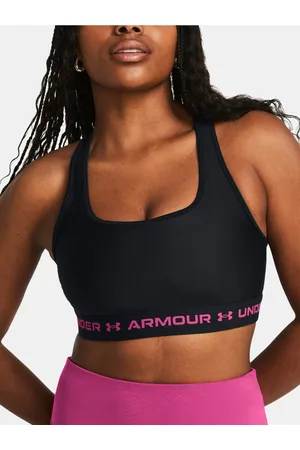 Under Armour Černá sportovní podprsenka Crossback Mid