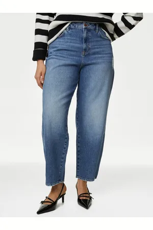 Marks & Spencer Modré dámské boyfriend džíny