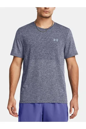 Under Armour Fialové pánské tričko UA Seamless Stride SS