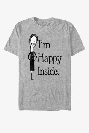ZOOT FAN. Šedé unisex tričko MGM Happy Inside