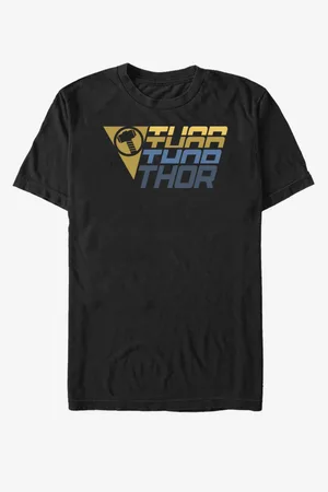 ZOOT FAN. Černé unisex tričko Marvel Thor Sport
