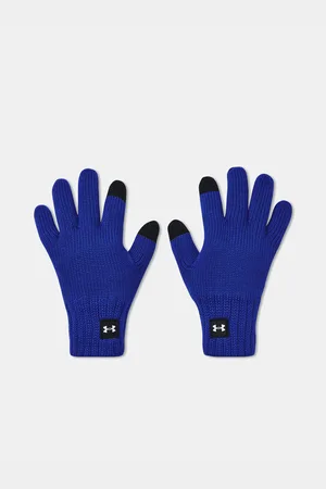 Under Armour Modré sportovní rukavice UA Halftime Wool