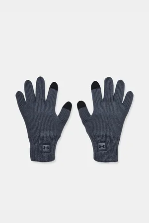Under Armour Šedé sportovní rukavice UA Halftime Wool