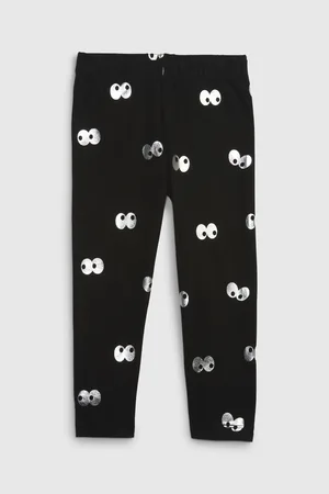 GAP Černé holčičí vzorované legíny Halloween