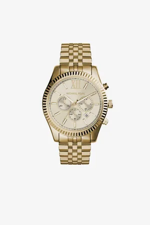 Michael Kors Zlaté unisex hodinky Lexington