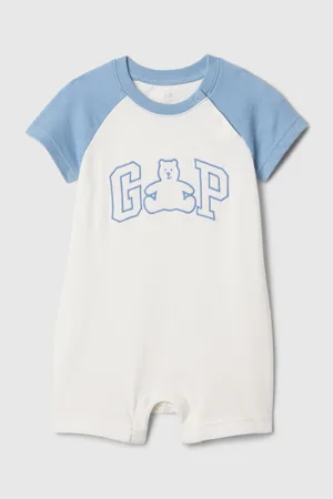 GAP Modro-bílý klučičí baby overal Brannan