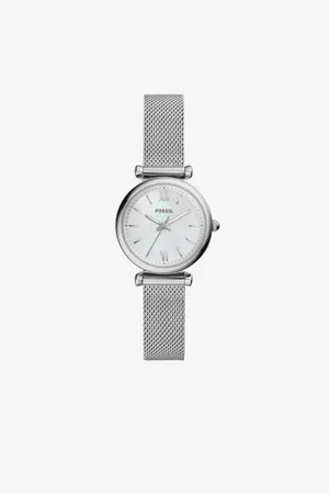 Fossil Stříbrné dámské hodinky Carlie