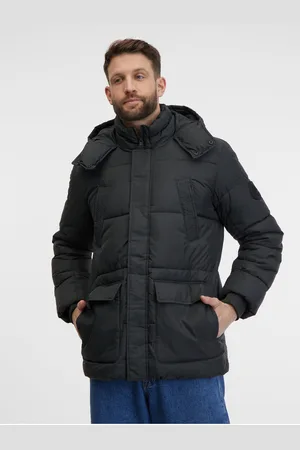 Only & Sons Tmavě šedý pánský kabát Arwin