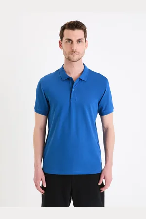 Celio Modré pánské polo tričko Teone