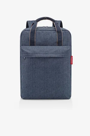 Reisenthel Tmavě modrý pánský batoh Allday Backpack M Herringbone Dark Blue