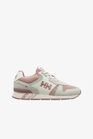 Helly Hansen Šedo-růžové dámské kožené tenisky Anakin Leather 2