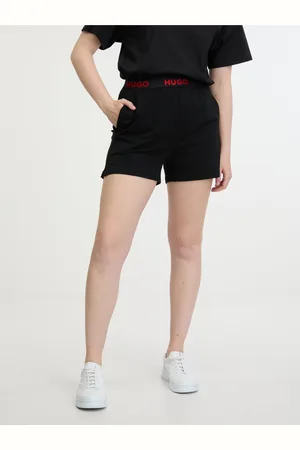 HUGO BOSS Černé dámské teplákové kraťasy Sporty Shorts