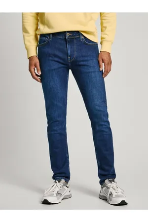 Pepe Jeans Tmavě modré pánské slim fit džíny
