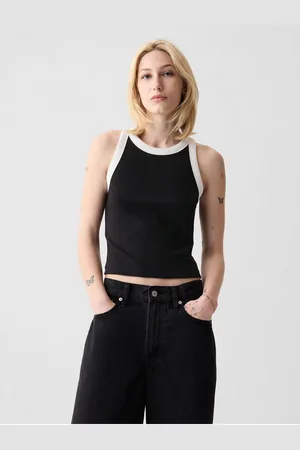 GAP Černý dámský crop top