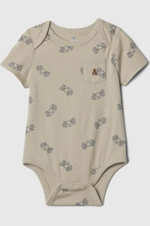GAP Béžové klučičí body z potiskem