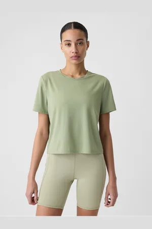 GAP Zelené holčičí sportovní tričko Fit