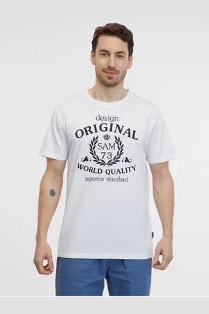 sam 73 Bílé pánské tričko Maverick