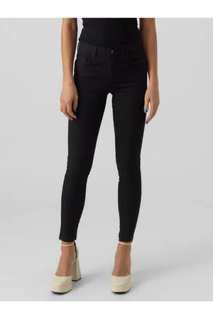VERO MODA Černé dámské skinny fit džíny Alia