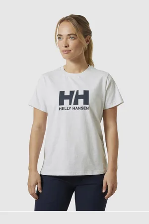 Helly Hansen Šedé melírované dámské tričko HH Logo T-Shirt 2.0