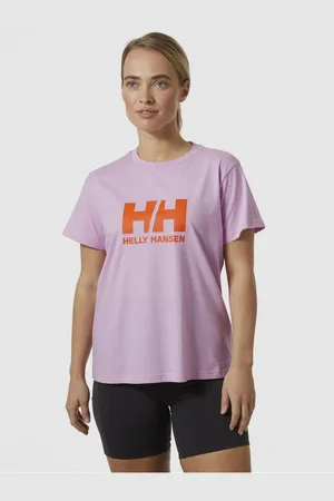 Helly Hansen Světle fialové dámské tričko HH Logo T-Shirt 2.0