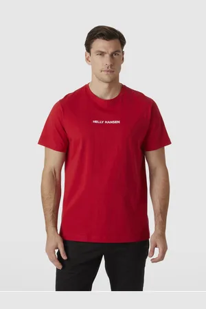 Helly Hansen Červené pánské tričko Core T-Shirt