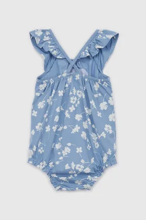 GAP Modré holčičí baby vzorované body