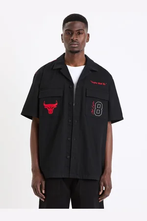 Celio Černá pánská košile NBA Chicago Bulls