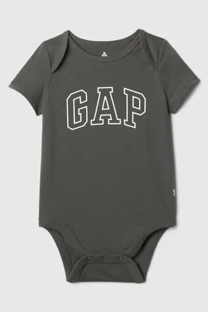 GAP Černé klučičí baby body s logem