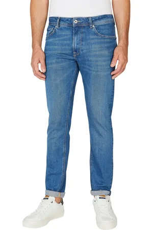 Pepe Jeans Modré pánské džíny tapered fit