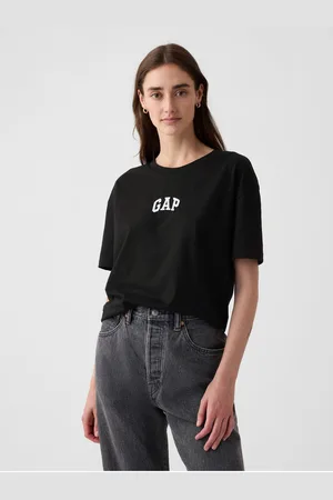 GAP Černé dámské tričko s logem