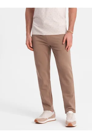 Ombre Clothing Hnědé pánské tepláky