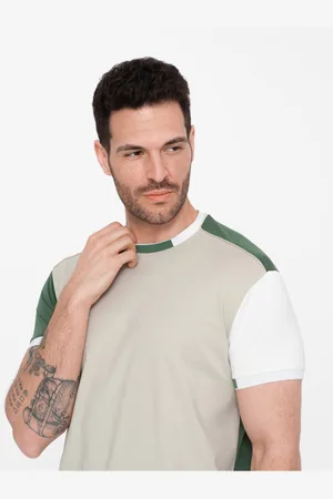 Ombre Clothing Světle zelené pánské tričko