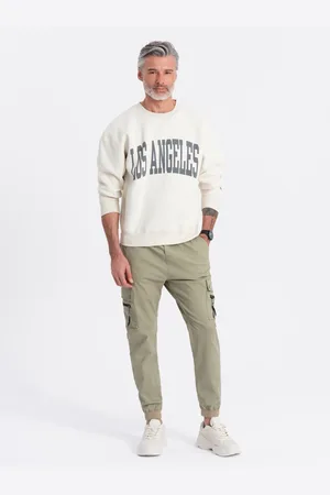 Ombre Clothing Pánské cargo jogger kalhoty
