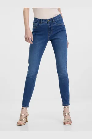 ORSAY Modré dámské skinny džíny