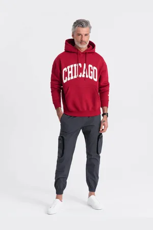 Ombre Clothing Šedé pánské cargo jogger kalhoty