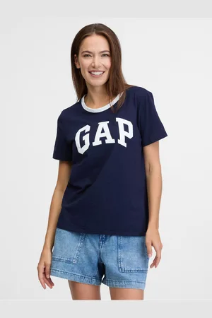 GAP Tmavě modré dámské tričko s logem