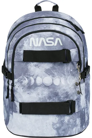 Baagl Šedý školní batoh Skate NASA Grey