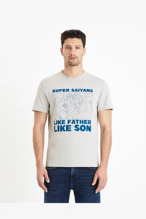Celio Světle šedé pánské tričko Dragon Ball Z