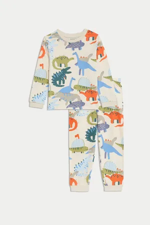 Marks & Spencer Pyžamo z čisté bavlny s motivem dinosaura (1–8 let)