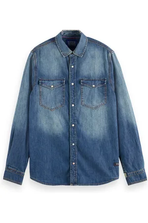 Scotch&Soda Pánská džínová košile Workwear