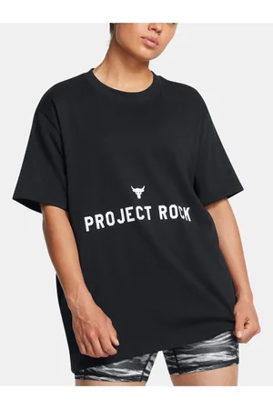 Under Armour Černé dámské tričko UA Project Rock W Campus
