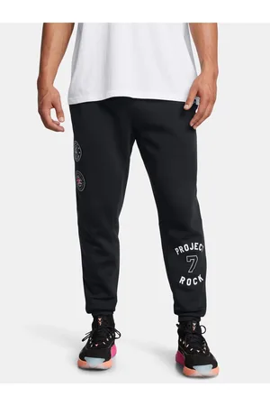 Under Armour Černé pánské tepláky Project Rock Icon Fleece
