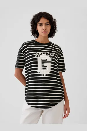 GAP Oversize pruhované tričko Athletic